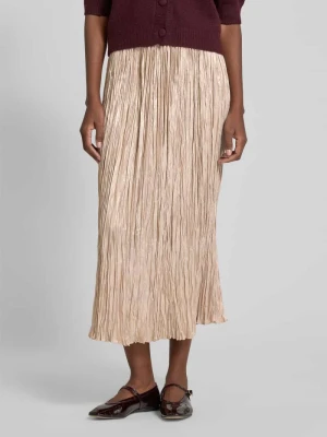 Spódnica midi z plisami Oui