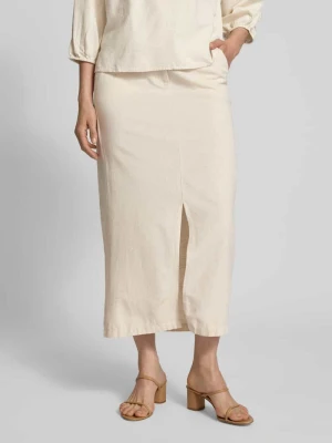 Spódnica midi z rozcięciem i wiązanym paskiem model ‘PRISILLA’ Vila