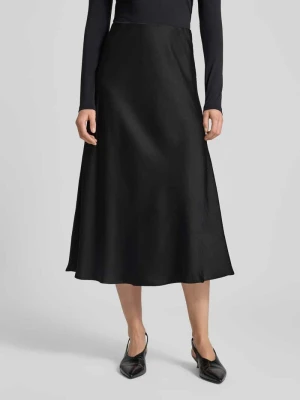 Spódnica midi z satyny z elastycznym pasem model ‘Bovary’ NEO NOIR