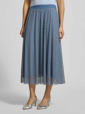 Spódnica midi z siateczki ze wzorem na całej powierzchni Smith and Soul