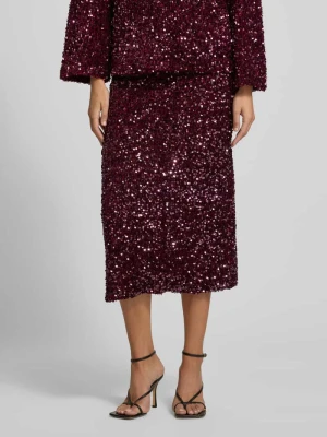 Spódnica midi z wysokim stanem i cekinami model ‘FAITH’ Vila
