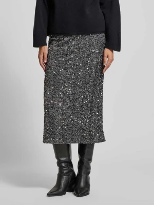 Spódnica midi z wysokim stanem i cekinami model ‘FAITH’ Vila