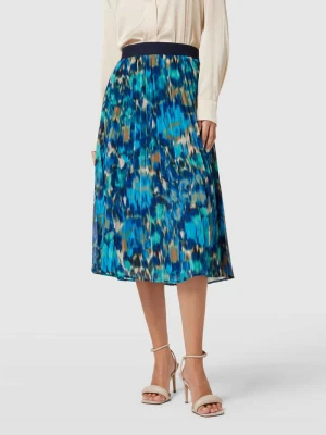 Spódnica midi ze wzorem na całej powierzchni model ‘Aqua’ s.Oliver RED LABEL