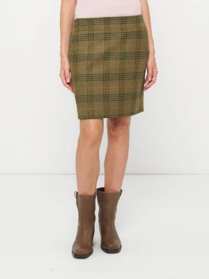 Spódnica mini Barbour brązowy