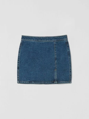Spódnica mini Bershka granatowy