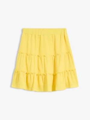 Spódnica mini BonPrix żółty
