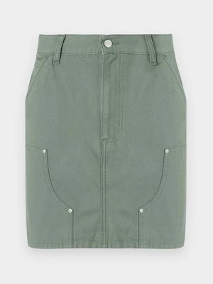 Spódnica mini Carhartt WIP oliwkowy