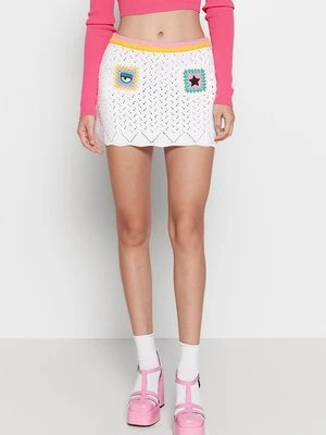 Spódnica mini Chiara Ferragni biały