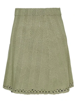Spódnica mini CLAUDIE PIERLOT khaki