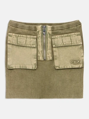 Spódnica mini Diesel ciemnozielony