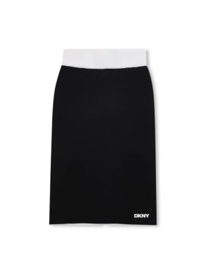 Spódnica mini DKNY czarny