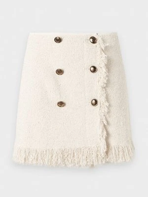Spódnica mini Elisabetta Franchi mleczny