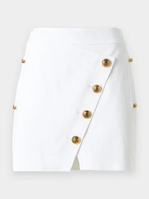 Spódnica mini Elisabetta Franchi mleczny