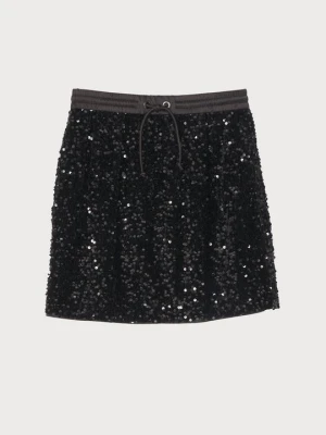 Spódnica mini Emporio Armani czarny