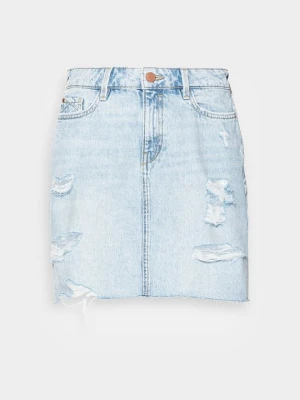 Spódnica mini Esprit bleached denim