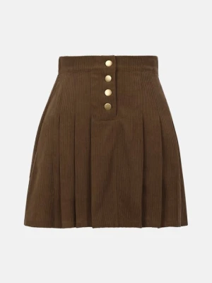 Spódnica mini Even&Odd By Zalando brązowy