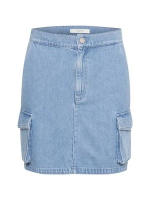 Spódnica mini Gestuz niebieski denim
