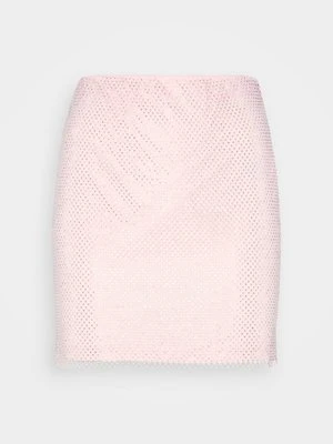 Spódnica mini Gina Tricot różowy
