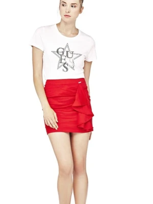 Spódnica mini Guess czerwony