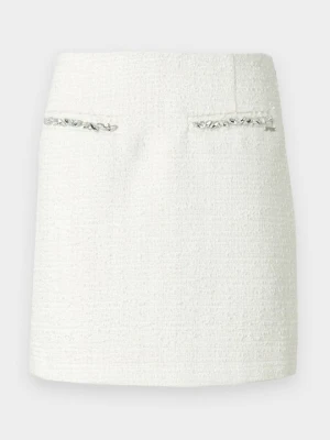 Spódnica mini Guess mleczny