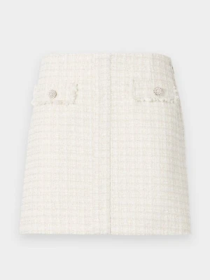 Spódnica mini Guess mleczny