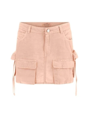 Spódnica mini Guess różowy