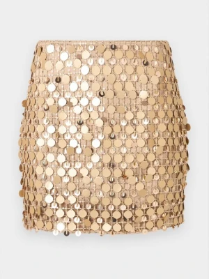 Spódnica mini Guess w kolorze złota
