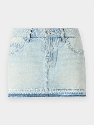 Spódnica mini Hollister Co. jasnoniebieski
