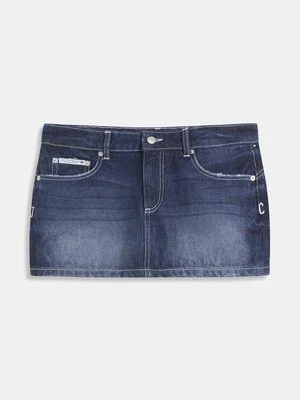 Spódnica mini Juicy Couture niebieski denim