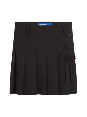 Spódnica mini KARL LAGERFELD czarny