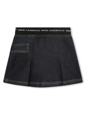 Spódnica mini KARL LAGERFELD niebieski