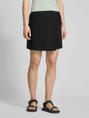 Spódnica mini kopertowa o lekko rozkloszowanym kroju model ‘PIA’ Pieces