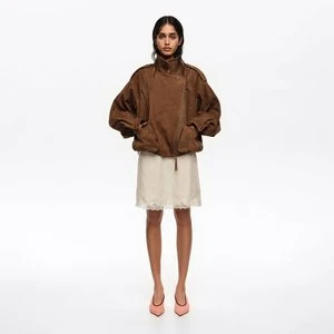 Spódnica mini koronka kość słoniowa BIMBA Y LOLA