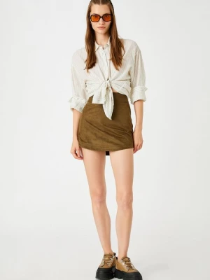 Spódnica mini KOTON khaki