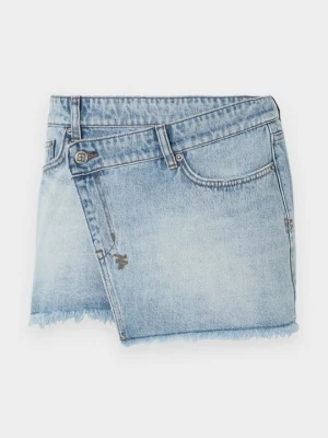 Spódnica mini KSUBI jasnoniebieski denim