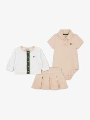 Spódnica mini Lacoste biały