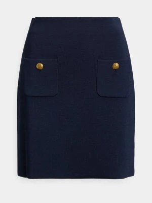 Spódnica mini Lauren Ralph Lauren granatowy