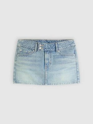 Spódnica mini Levi's niebieski denim