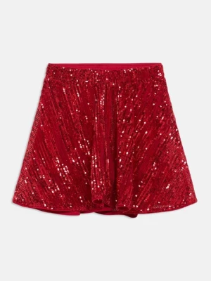 Spódnica mini Lindex ciemnoczerwony