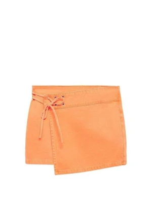 Spódnica mini Mango pomarańczowy