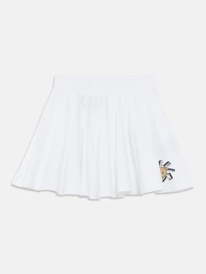 Spódnica mini MOSCHINO biały