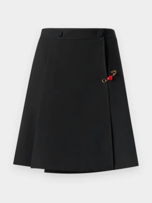 Spódnica mini MOSCHINO czarny