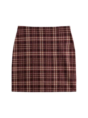 Spódnica mini New Look czerwony melanż