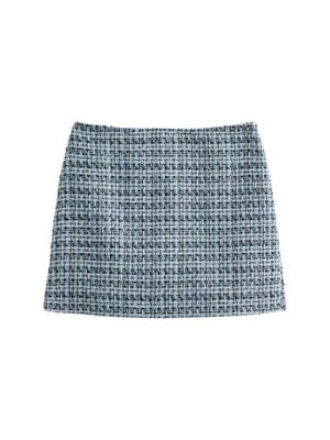 Spódnica mini New Look niebieski