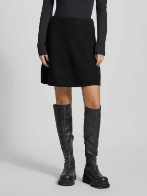 Spódnica mini o dopasowanym kroju z dodatkiem wełny model ‘MALOU’ Pieces