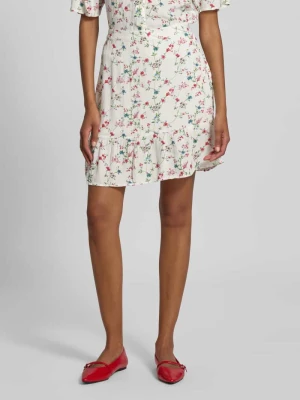 Spódnica mini o kroju regular fit z czystej wiskozy model ‘FYA’ Pieces