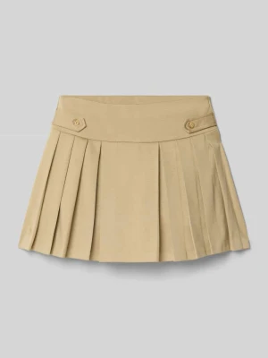 Spódnica mini o kroju regular fit z dodatkiem wiskozy Polo Ralph Lauren Teens