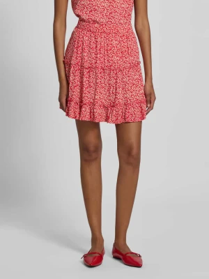 Spódnica mini o kroju regular fit z elastycznym pasem model ‘NYA’ Pieces