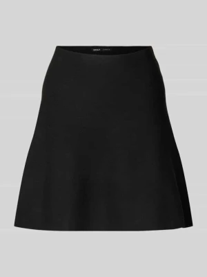 Spódnica mini o rozkloszowanym kroju z efektem prążkowania model ‘COCO’ Only