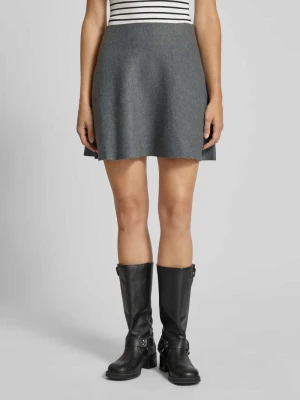 Spódnica mini o rozkloszowanym kroju z efektem prążkowania model ‘COCO’ Only